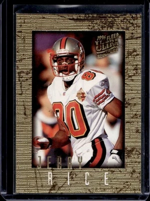 1996 Fleer Ultra Sensations Jerry Rice Marble Gold #91 49ers - Image 1 of 2