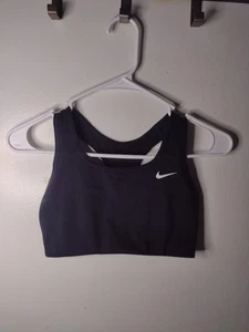 Black Nike Spandex Sports Bra Women's Size Small - Picture 1 of 4