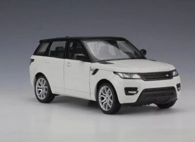 Welly 1:24 Land Range Rover Sport White Diecast Model Sports Racing SUV Car Toy - Image 1 of 4