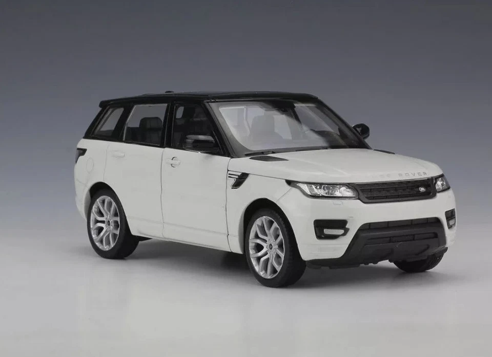Welly 1:24 Land Range Rover Sport White Diecast Model Sports Racing SUV Car Toy - Image 1 of 4