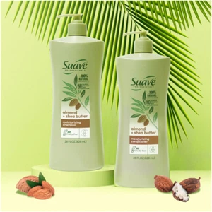 Shampoo & Conditioner Suave Almond & Shea Butter Moisturizing, 28 Oz, 2 Count - Picture 1 of 11