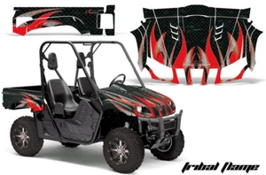 UTV Graphic Stickers Decals For Yamaha Rhino 450/660/700 04-13 TFlames R K - Bild 1 von 2