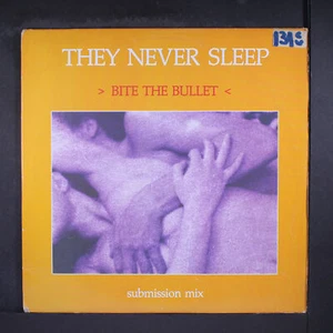 THEY NEVER SLEEP: bite the bullet CONTAGIOUS 12" Single 33 RPM Canada - Picture 1 of 2