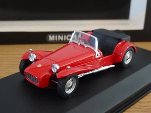 MINICHAMPS LOTUS SUPER SEVEN 7 1968 RED CAR MODEL 430 135632 1:43 - Picture 1 of 3