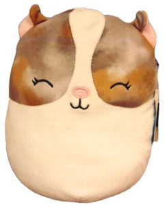 Squishmallows 8 Zoll Pax Hamster schlafende Augen Kellytoy weiches Plüschtier neu mit Etikett - Bild 1 von 2