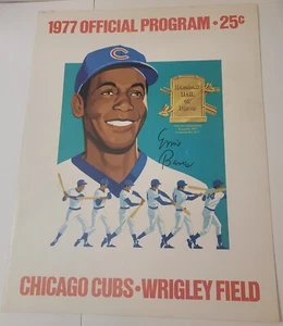 1977 Chicago Cubs vs. Los Angeles Dodgers Program Buckner Garvey Lopes - Picture 1 of 3