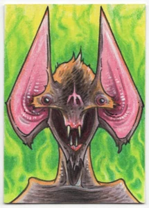 MAN-BAT Original 1/1 Sketch Card / ACEO ATC DC Comics Art / Batman - Picture 1 of 2