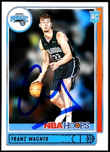 FRANZ WAGNER SIGNED 2021 PANINI NBA HOOPS #235 ROOKIE (AUTOGRAPH JSA AUTHENTIC) - Picture 1 of 3