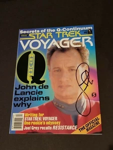 STAR TREK - JOHN DE LANCIE - 3 SIGNED / AUTOGRAPH MAGAZINE - PHOTO - POSTKARTE - Bild 1 von 9