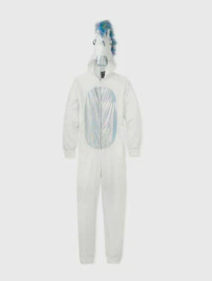 NEW MAD ENGINE UNICORN UNION SUIT PAJAMAS PJ HALLOWEEN UNISEX COSTUME SIZE LARGE - Image 1 of 2