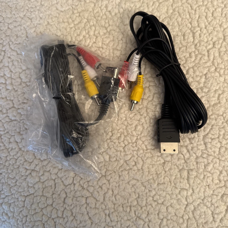 RCA Audio Video AV Cable For Sega Dreamcast A/v Sega Dreamcast