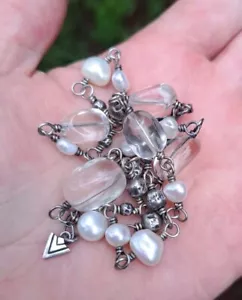 Silpada Sterling Quartz Pearl Necklace - Picture 1 of 6