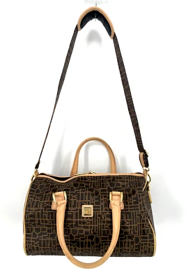 Diane von Furstenberg Mujer Equipaje DVF Marrón Beige Correa de Hombro Bolso de Noche Foto 1 de 4