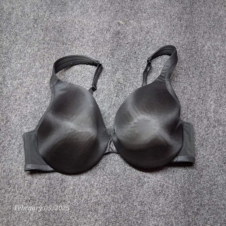 Sujetador Cacique Mujer 38 C Negro Ligeramente Forrado Cobertura Completa Sujetador con Aros Foto 1 de 4