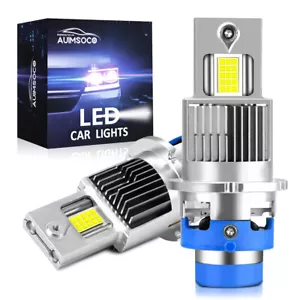 D4S LED Headlight Bulbs 6500K Replace Xenon HID For Lexus Toyota OEM 42402 66440 - Picture 1 of 10