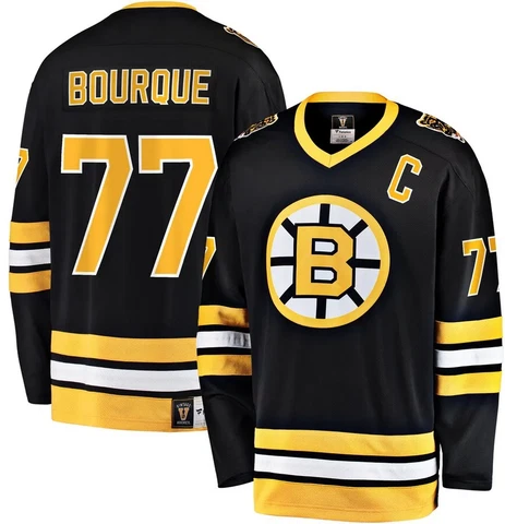 Boston Bruins Ray Bourque Fanatics Authentic Black Breakaway Home Jersey Cover
