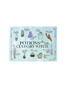 Chopping Board Potions For The Culinary Witch Small Rectangular 20x28.5cm - Picture 1 of 3