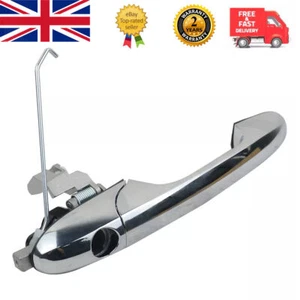 FOR FIAT 500 2007-2018 DRIVER RIGHT SIDE CHROME OUTER DOOR HANDLE O/S RH RHD UK - Picture 1 of 13