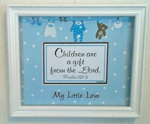 New! Bible Verse Plaque Christian Gift"CHILDREN ARE A GIFT FROM THE LORD"Ret.$59 - Picture 1 of 2