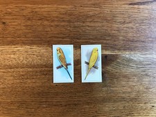 Caperns Picture Aviary (1964) budgerigar cards x 2