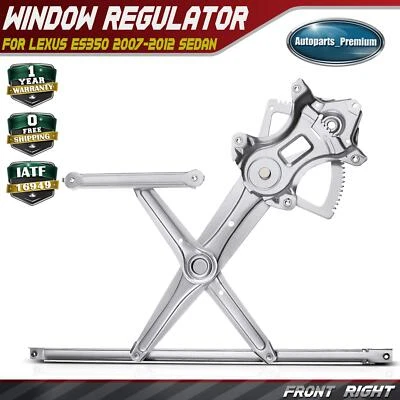 Power Window Regulator for Lexus ES350 07-12 69801-33080 Front Right Passenger - Image 1 of 4
