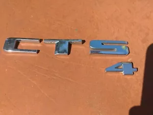 CADILLAC 3.6 CTS 4 LETTERING EMBLEMS - Picture 1 of 4