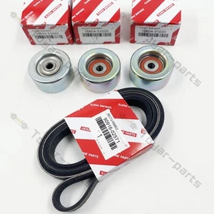 NEW For 2005-2014 Toyota Tacoma V6 4.0L 1GRFE Belt & Idler Pulley Kit USA - Picture 1 of 7