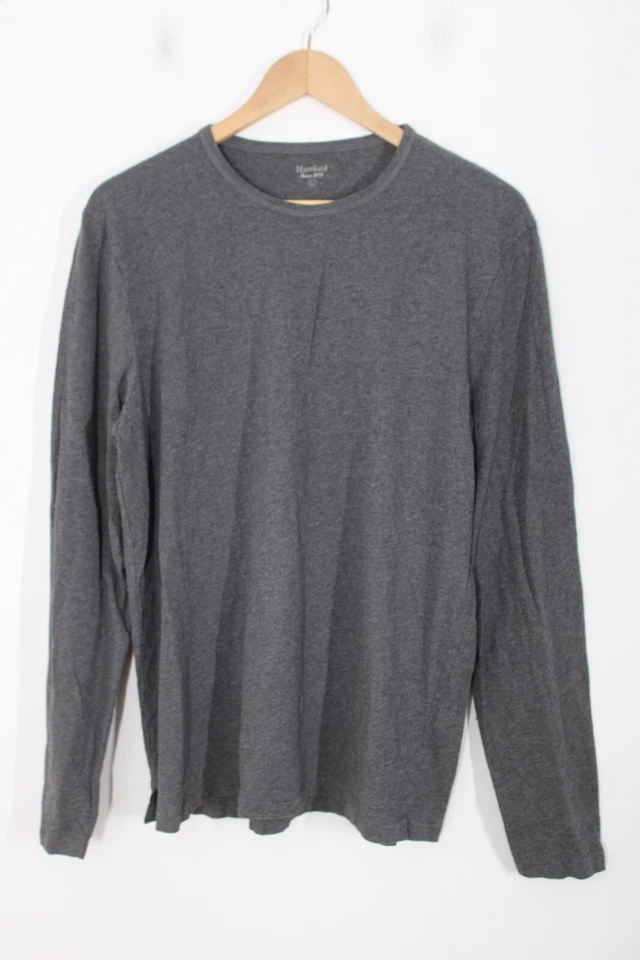 Camiseta Hartford L Gris Algodón Manga Larga Foto 1 de 4