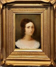 18th century portrait of a young Girl - Oil painting c1780s