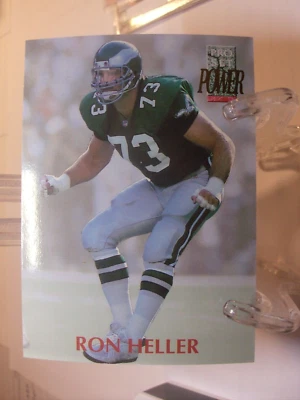 1992 Pro Set Power  #173 - Ron Heller - Philadelphia Eagles  (2744) - Image 1 of 2