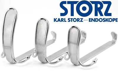 KARL STORZ  743920 743930 743940 Lot Of 3 Size # 2 3 4 Davis-Meyer Tongue Blades - Image 1 of 4