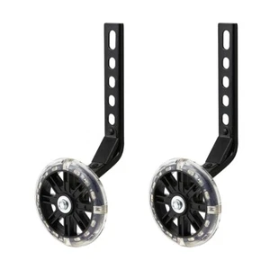 Universal Kids Bike Training Wheels LED Bicycle Stabilisers for 30cm - 50cm bike - Picture 1 of 10