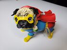 Westland Giftware Resin PUGNACIOUS POWER PUG  - Superhero dog figure action hero