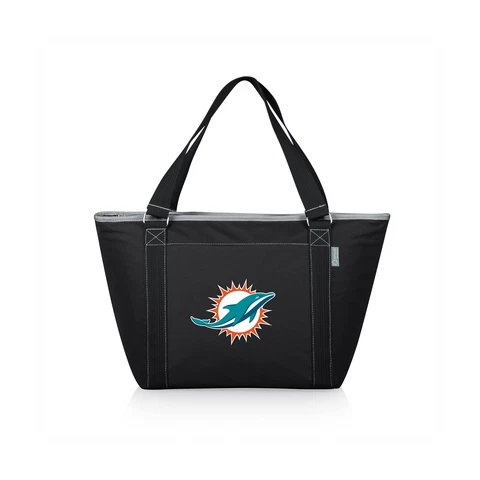 NFL Topanga Tote Cooler Bag - Soft Cooler Bag - Picnic Cooler Miami Dolphins Cover