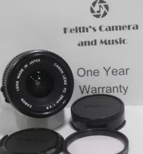 100% NEUWERTIG + 1JahrGarantie Canon FD 28mm F2.8 Objektiv Weitwinkel Neu FD Sammlerqualität - Bild 1 von 24