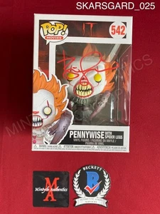 Bill Skarsgard Autogramm Pennywise mit Spinnenbeinen Funko Pop #542 IT Beckett - Bild 1 von 6
