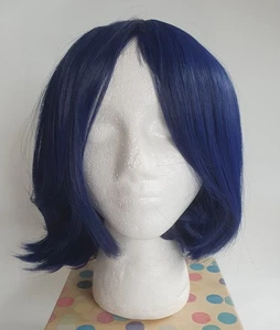 Ladies Wig Straight Dark Blue Synthetic Hair Brand-New - Picture 1 of 6