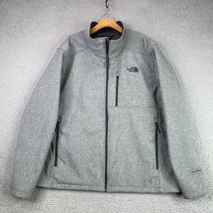 North Face Jacket Mens 2XL WindWall Softshell Full Zip Outdoors Fleece Lined - Picture 1 of 17