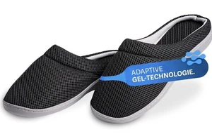 Happy Shoes Hausschuhe Comfort Pantolette Mesh GEL Dämpfung Gr. 37/38 SCHWARZ  - Bild 1 von 5