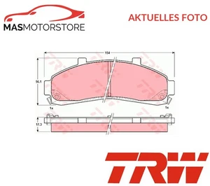 SATZ BREMSBELÄGE BREMSKLÖTZE TRW GDB4010 A FÜR FORD USA EXPLORER,E SERIES - Bild 1 von 5
