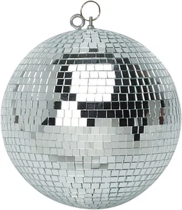 Silver Mirror Ball 500mm 20" inch Disco Glitter - Picture 1 of 3