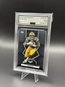 2020 PANINI MOSAIC AJ DILLON AGS 10 GEM- MT 🔥 - Picture 1 of 2