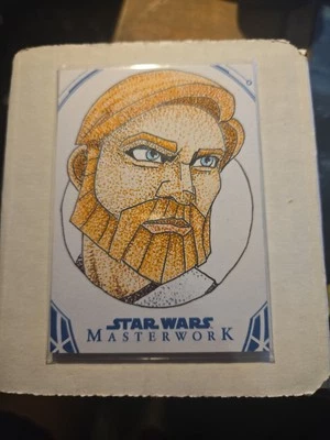 Topps Star Wars Masterworks Obi Wan Kenobi Sketch By Logan Monette - Image 1 of 2