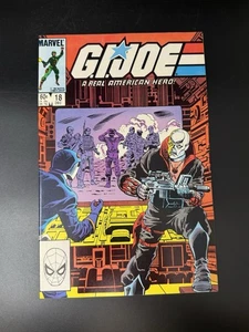 G.I. Joe A Real American Hero #18 Direct Marvel 1983 Snake Eyes Cobra casi nuevo- - Imagen 1 de 11