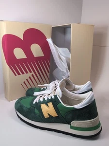 Talla 11 - Peluche New Balance Santis x 990v1 Hecho en EE. UU. Oro Verde - M990GG1 - Imagen 1 de 8