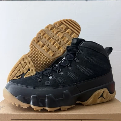 Talla 12.5 - Bota Retro Air Jordan 9 NRG Negra Goma Clara AR4491-025 (Nueva) Foto 1 de 4