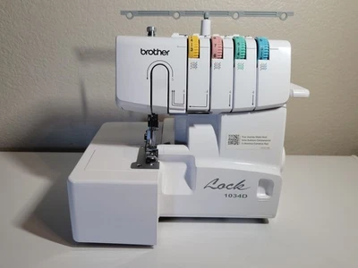 Brother Lock 1034D Serger Overlock Machine Essentially New Great Condition - Image 1 of 4