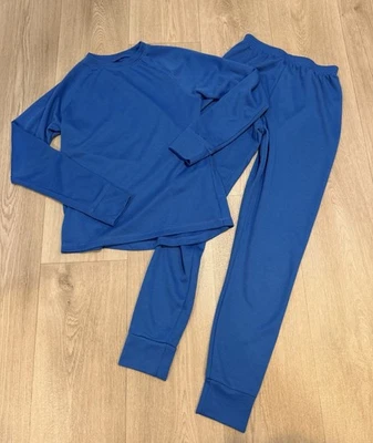 LL Bean Wicked Cálida Peso Medio Larga Ropa Interior Parte Superior e Inferior L 14-16 *Leer Foto 1 de 4