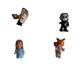 Halloween Mini Figuren Sammler Spielzeug Grusel Klassiker 4 Stück - Bild 1 von 7