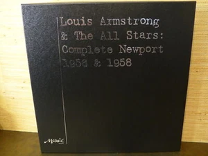 Louis Armstrong & The Allstars: Complete Newport Mosaic Records 4LP box set, NEW - Picture 1 of 6